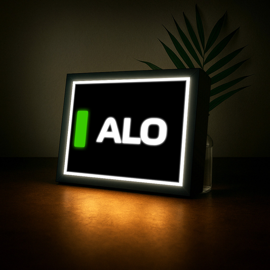 Skraćenica imena Fenando Alonso s LED rasvjetom, Formula 1, F1 utrke