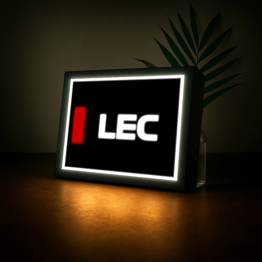 Charles Leclerc (Ferrari F1) Kratica imena F1 svjetlo s LED rasvjetom, Formula 1, F1 utrke