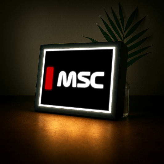 Michael Schumacher (Ferrari F1) Kratica imena s LED rasvjetom, Formula 1, F1 utrke