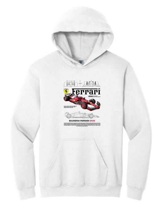 Ferrari Sf25 Hoodie (Various Colors and Sizes)