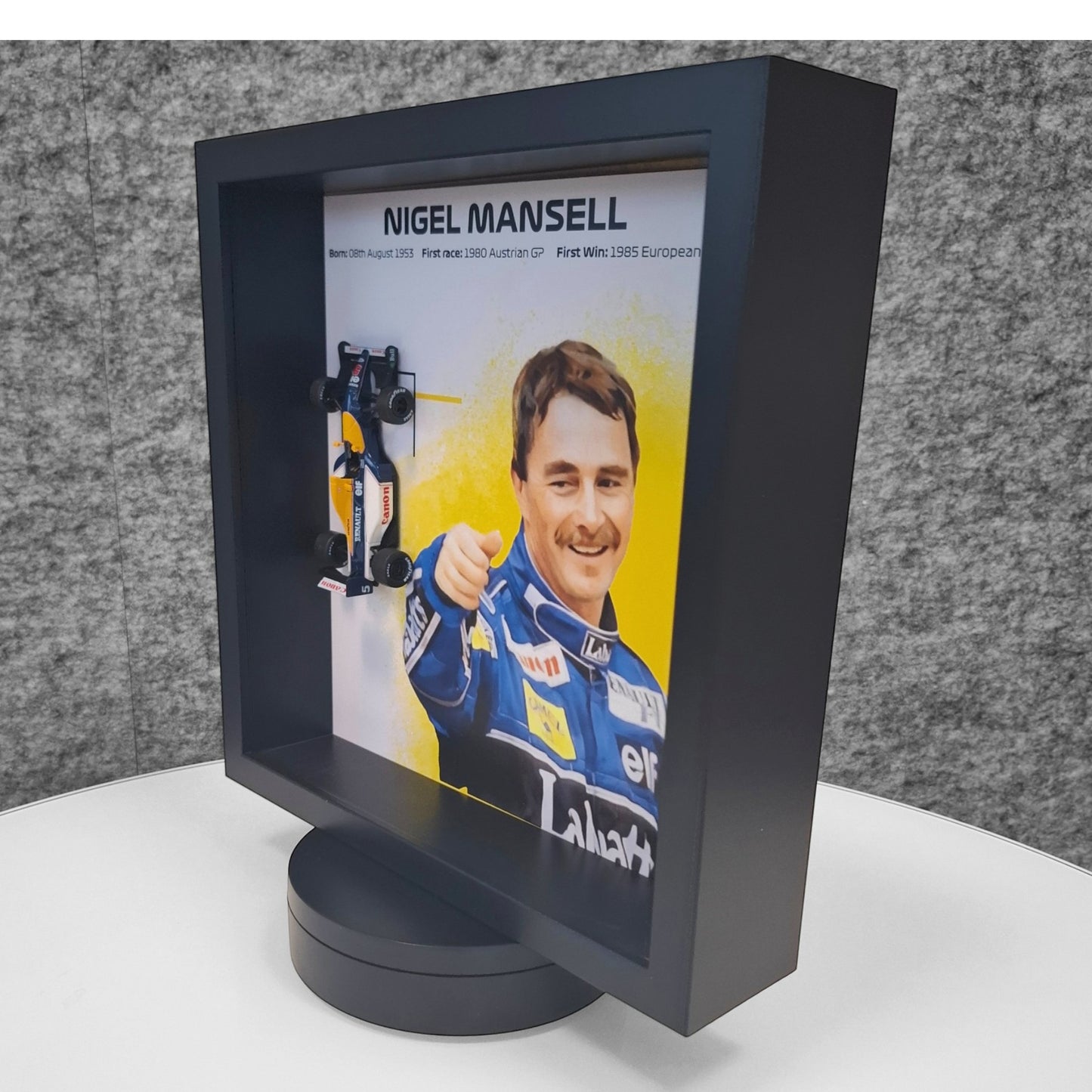 Nigel Mansell 3D okvir: Formula 1 FW14 model
