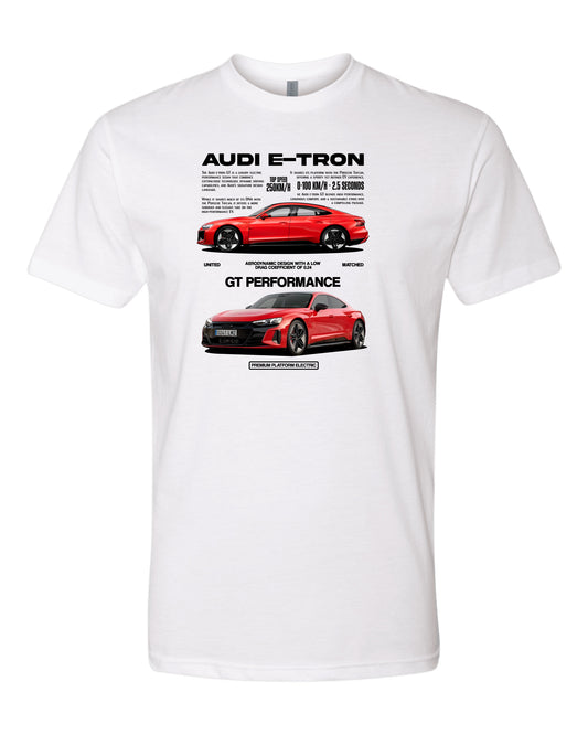 Audi E-Tron Gt T-shirt (Various Colors and Sizes)