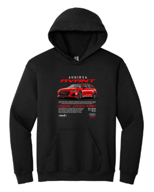Audi Rs6 Avant Hoodie (Various Colors and Sizes)