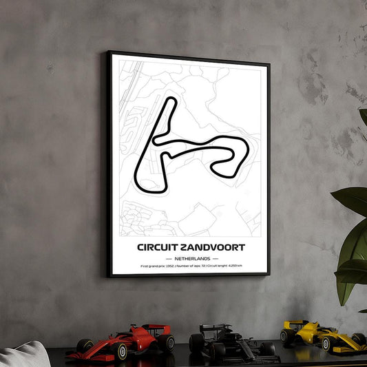 Uokvireni F1 Zandvoort Poster (50x70cm)