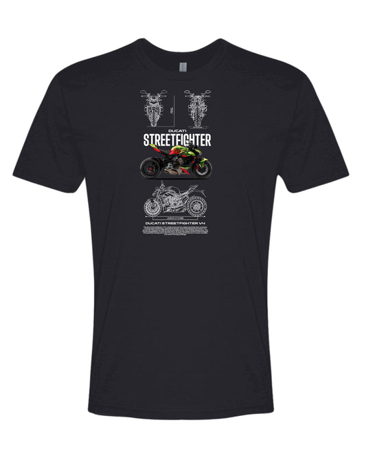 Ducati Streetfighter3 T-shirt (Various Colors and Sizes)