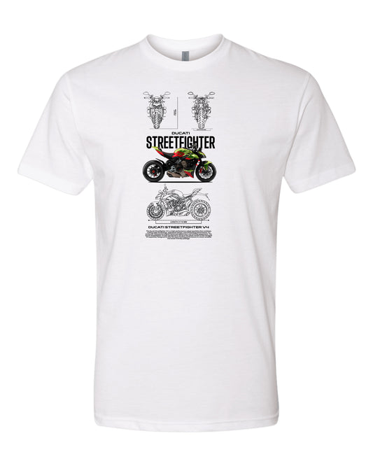 Ducati Streetfighter34 T-shirt (Various Colors and Sizes)