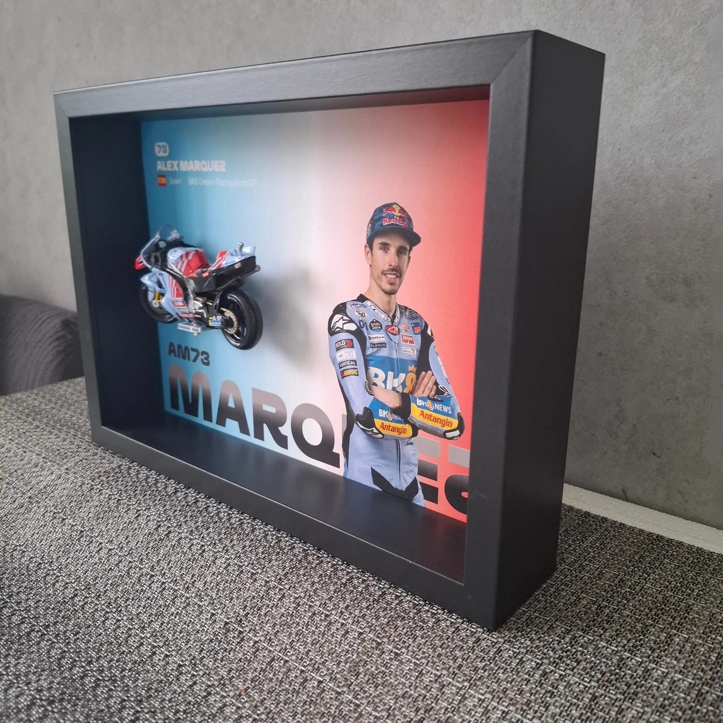 Alex Marquez moto 3D okvir