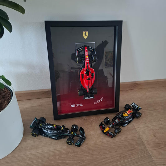 Charles Leclerc F1 okvir s McLaren (1:24) modelom (30x40cm)
