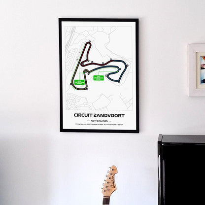 Uokvireni F1 Zandvoort Poster (50x70cm)