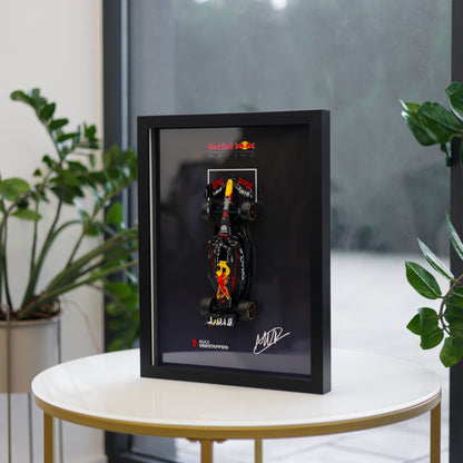 Max Verstappen F1 okvir s McLaren (1:24) modelom (30x40cm)