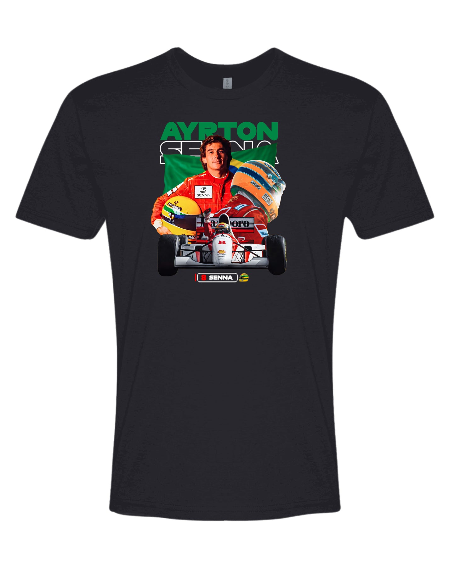 Ayrton S 2 T-shirt (Various Colors and Sizes)