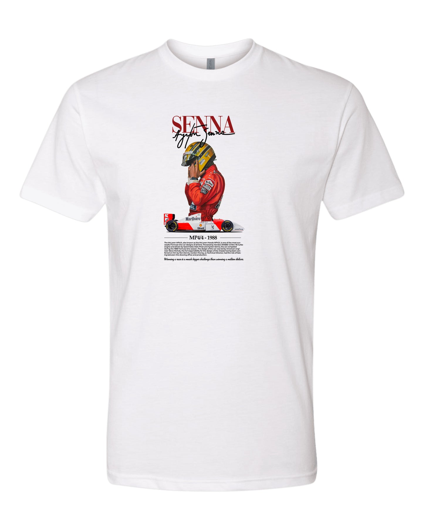 Ayrton 1 T-shirt (Various Colors and Sizes)