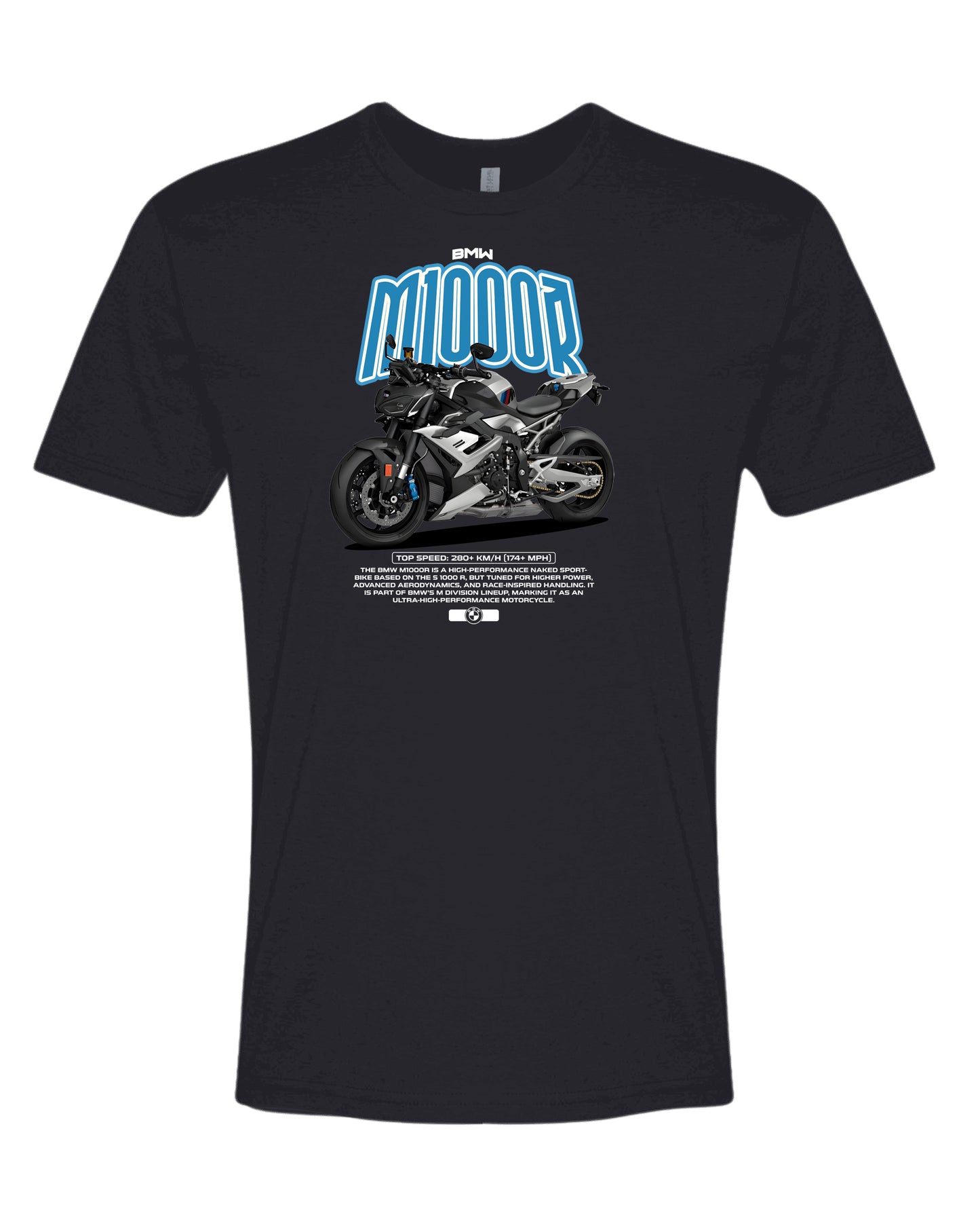 Bmwm1000R2 T-shirt (Various Colors and Sizes)
