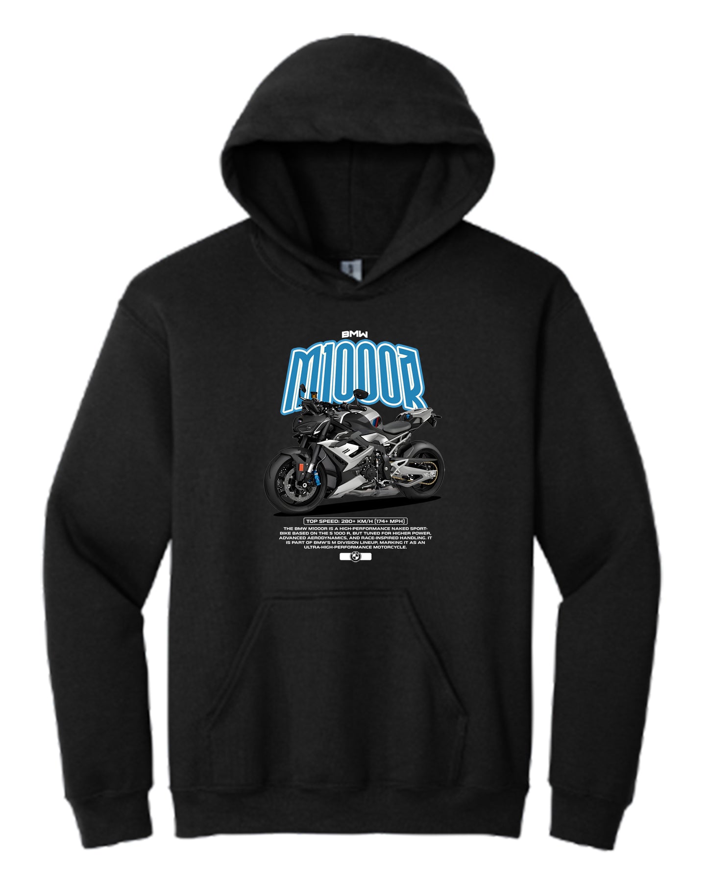 Bmwm1000R2 Hoodie (Various Colors and Sizes)