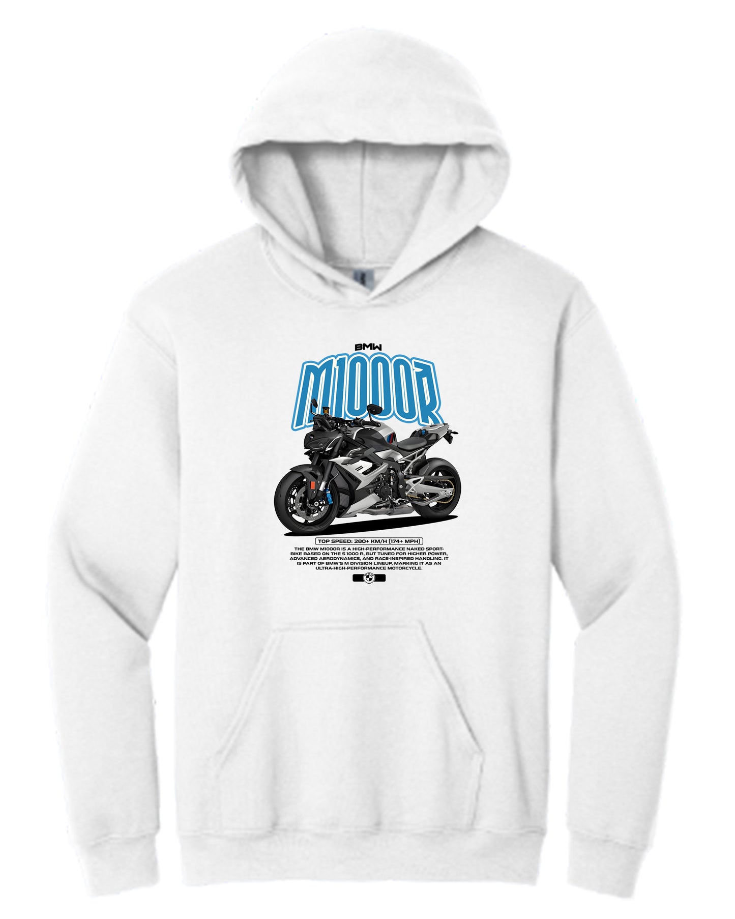 Bmwm1000R Hoodie (Various Colors and Sizes)