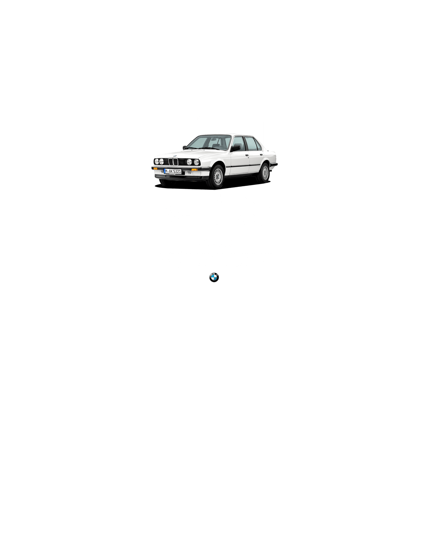Bmw E30 T-shirt (Various Colors and Sizes)