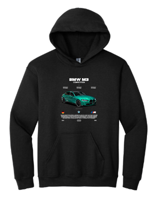 Bmw M3 Competitionn Hoodie (Various Colors and Sizes)