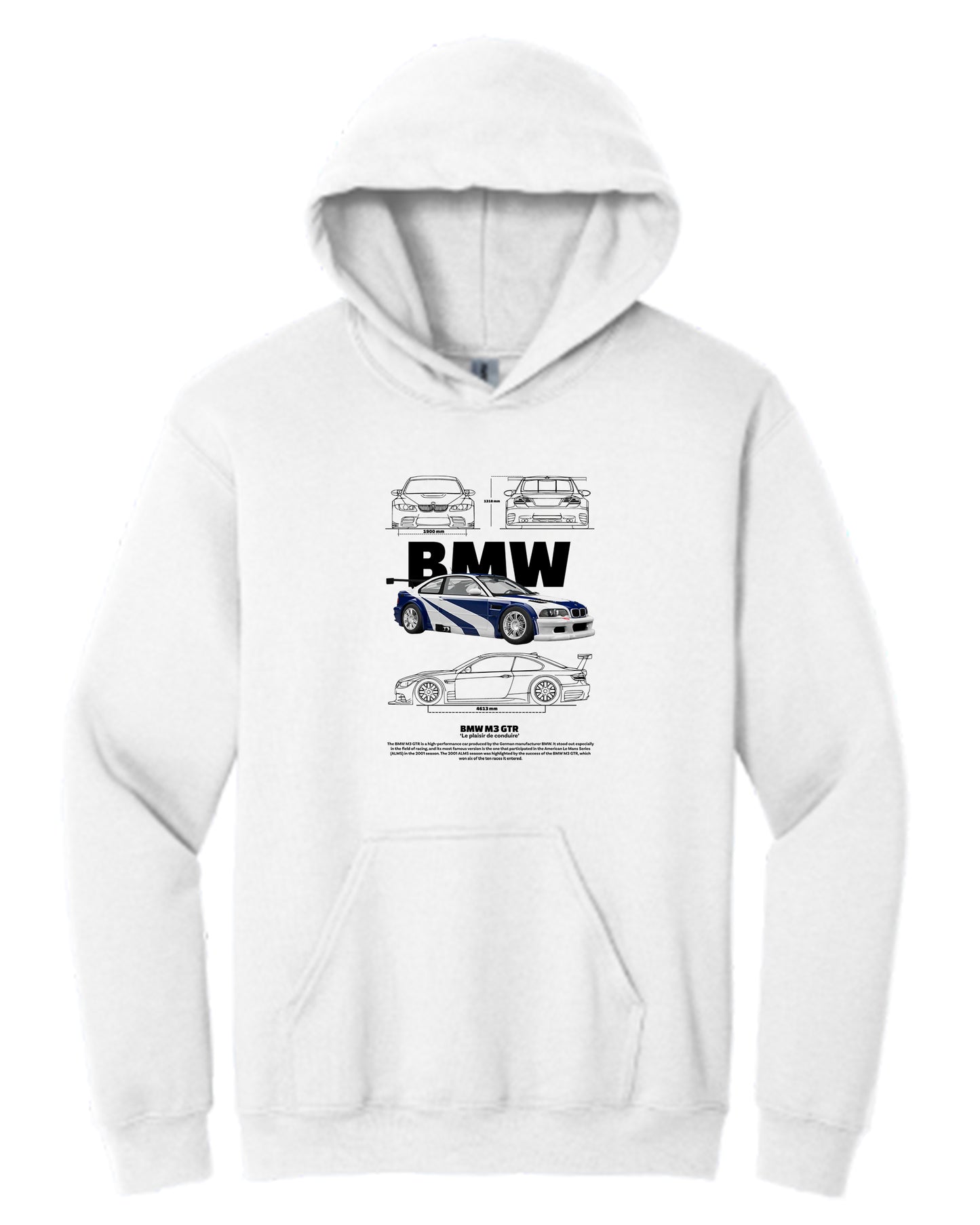 Bmw M3 Gtr Hoodie (Various Colors and Sizes)