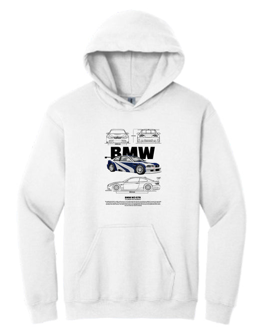 Bmw M3 Gtr Hoodie (Various Colors and Sizes)