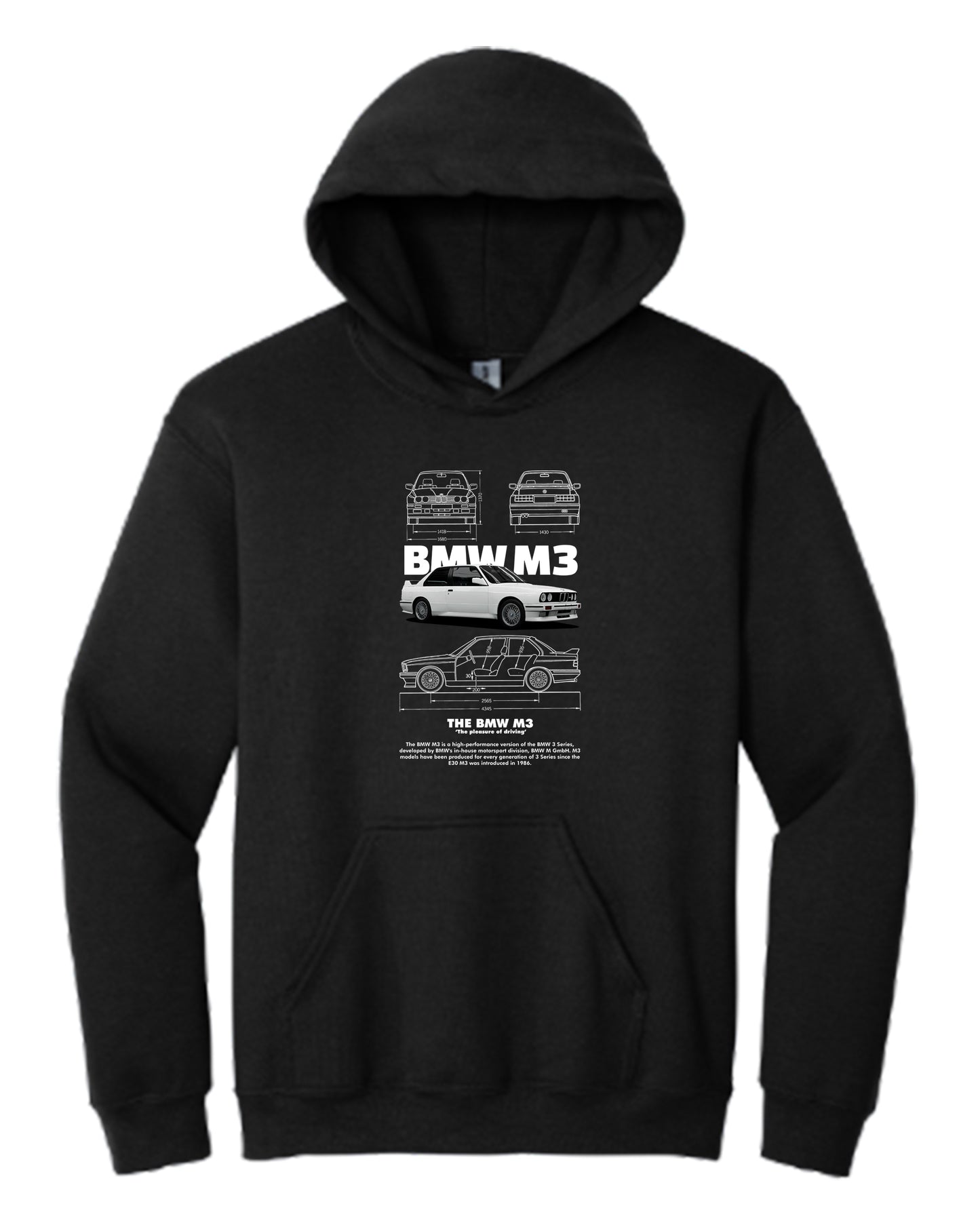 Bmw M3 Hoodie (Various Colors and Sizes)