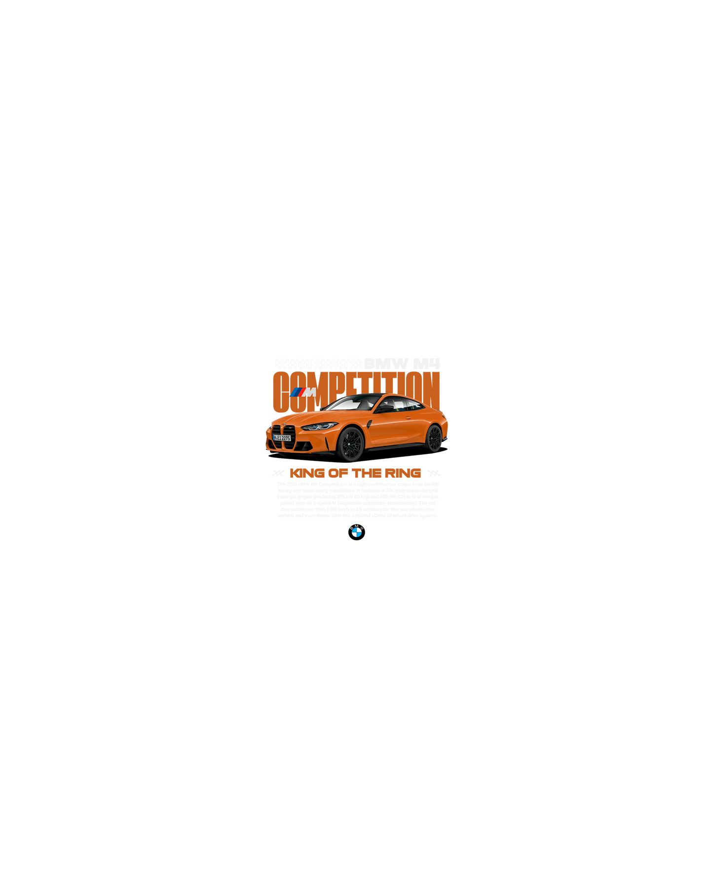 Bmw M4 Comp Hoodie (Various Colors and Sizes)