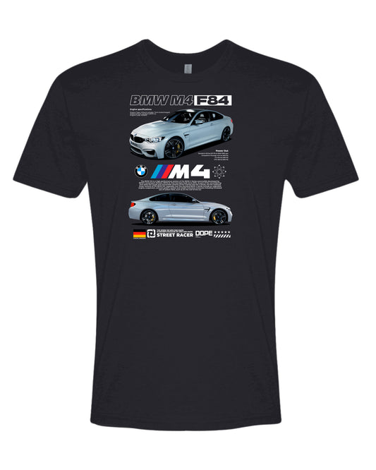 Bmw M4 F84 T-shirt (Various Colors and Sizes)