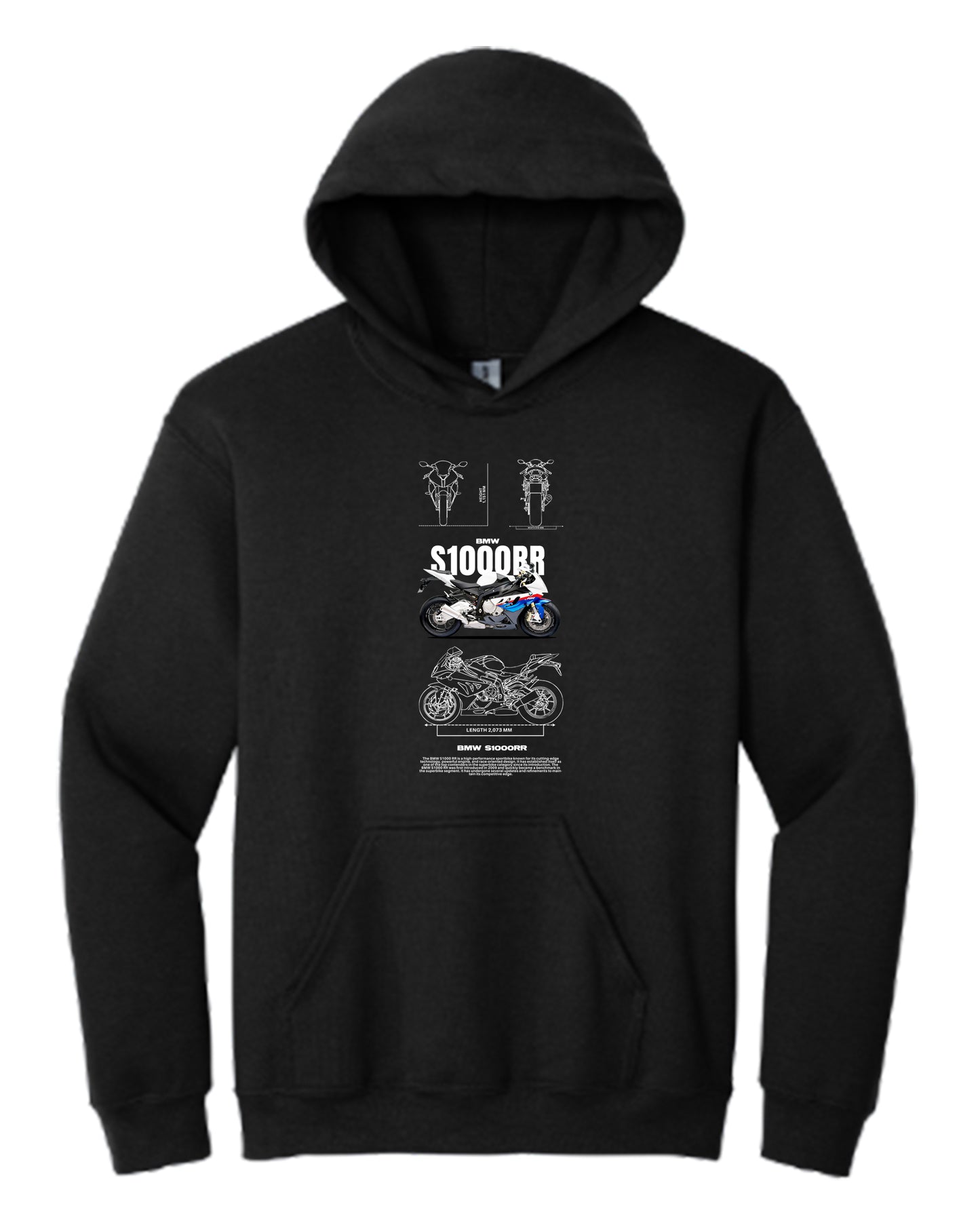 Bmw S1000Rr Hoodie (Various Colors and Sizes)