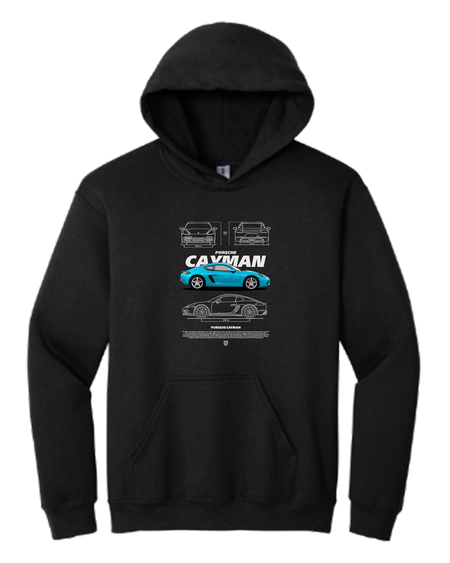 Cayman Blue 2 Hoodie (Various Colors and Sizes)