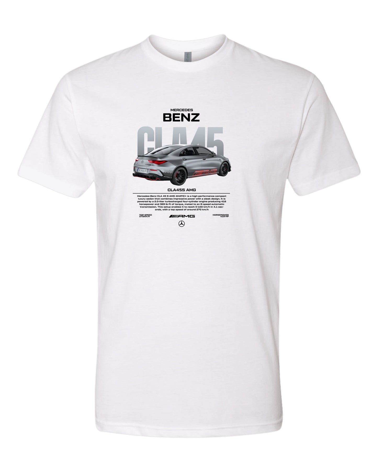 Cla45 T-shirt (Various Colors and Sizes)