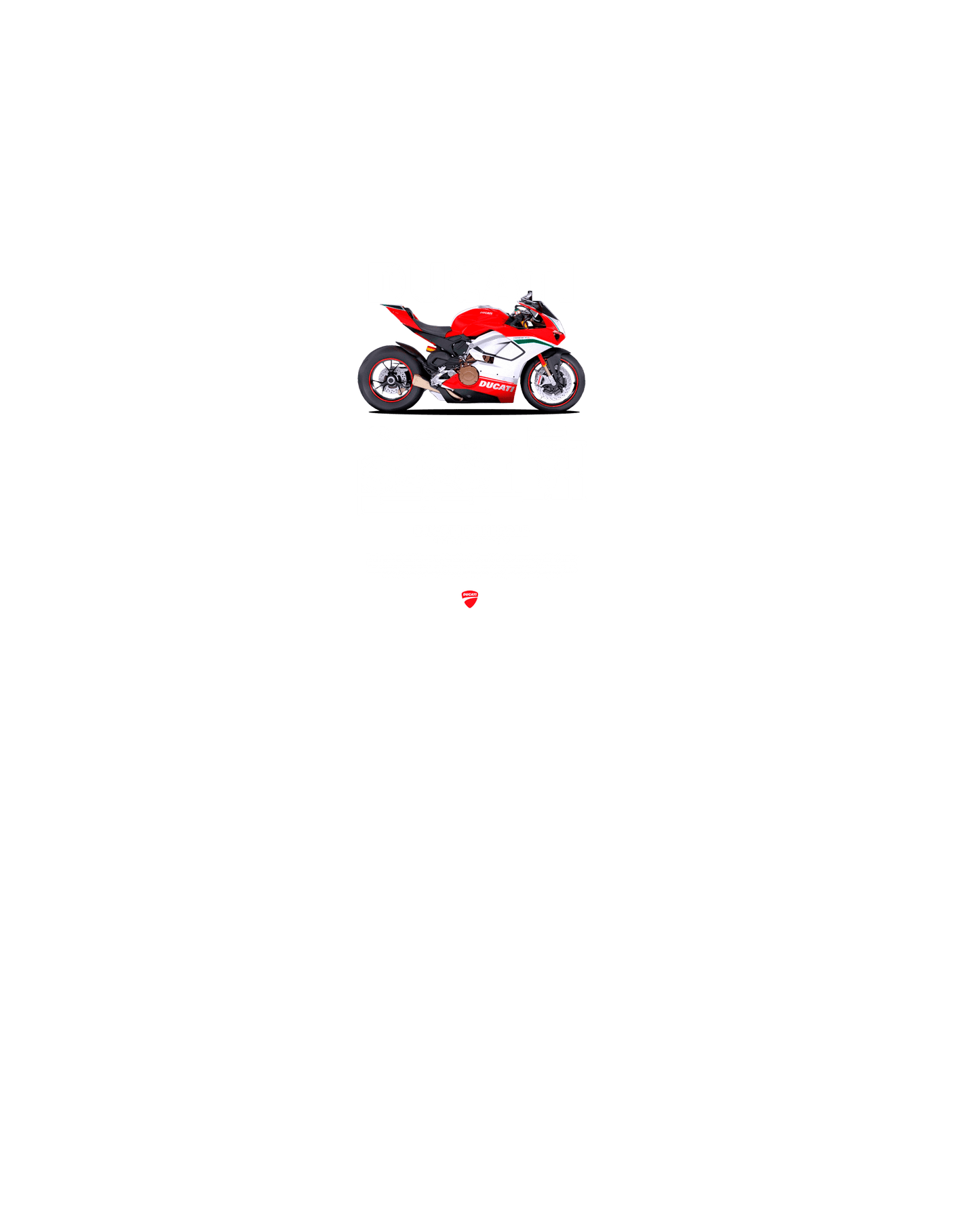 Ducati Panigale W T-shirt (Various Colors and Sizes)