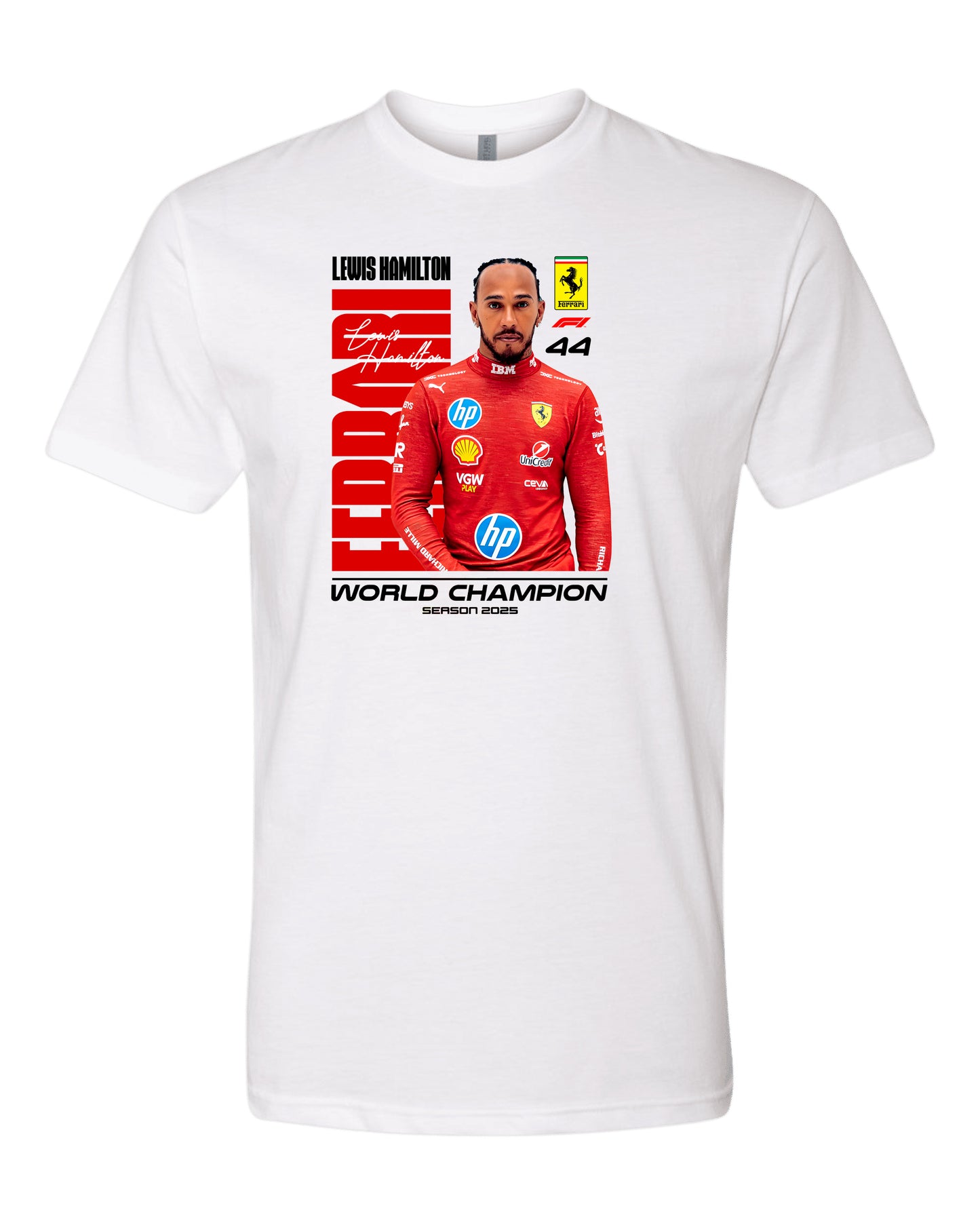 Ferrari Lewis 2 T-shirt (Various Colors and Sizes)