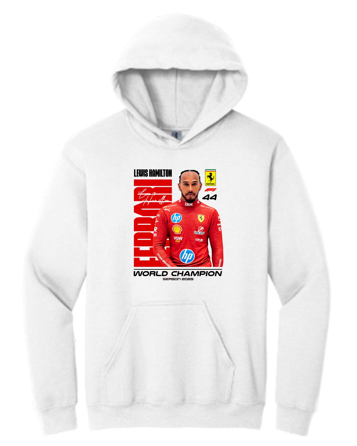 Ferrari Lewis 2 Hoodie (Various Colors and Sizes)