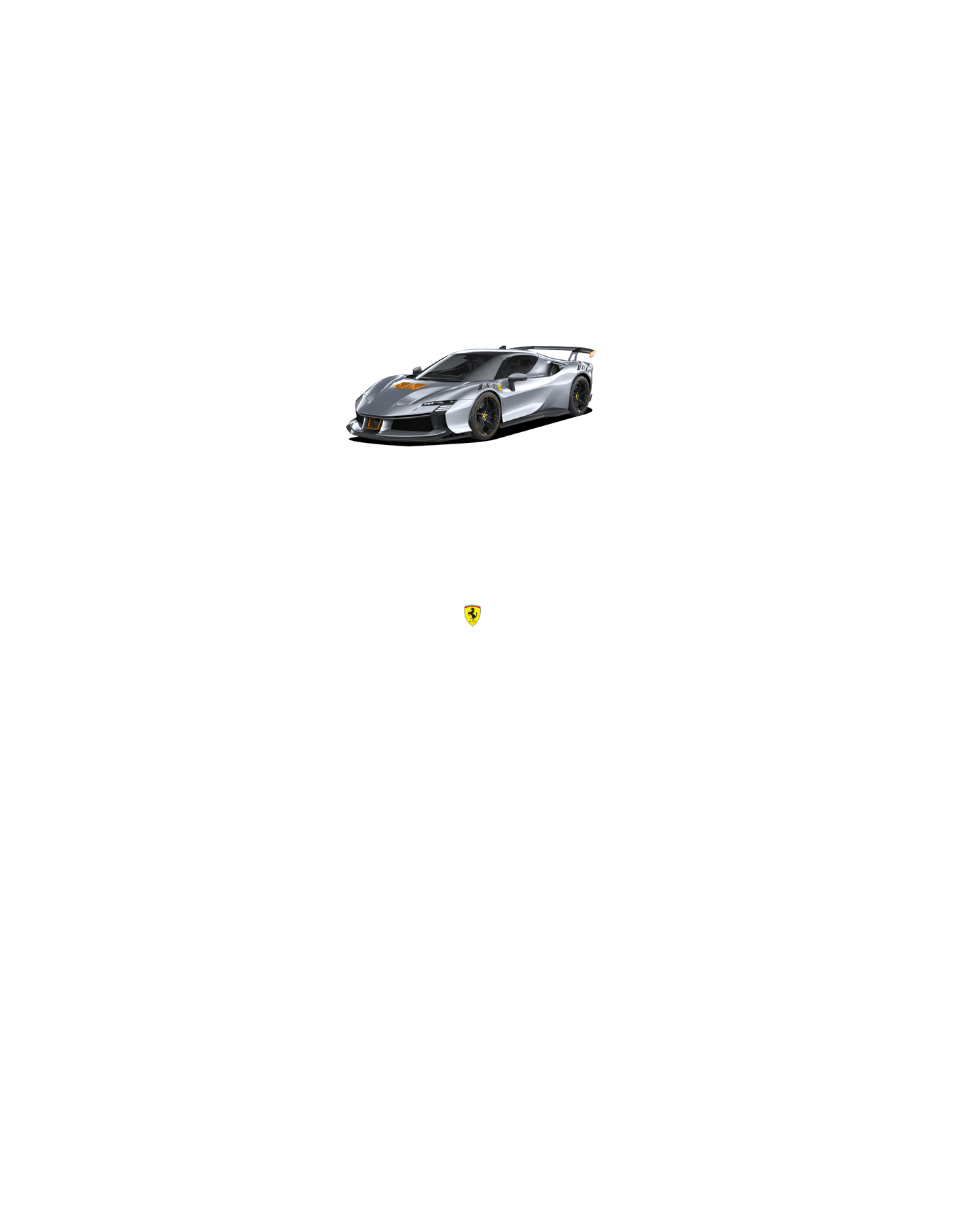 Ferrari Sf90 Xx Stradale Wh T-shirt (Various Colors and Sizes)