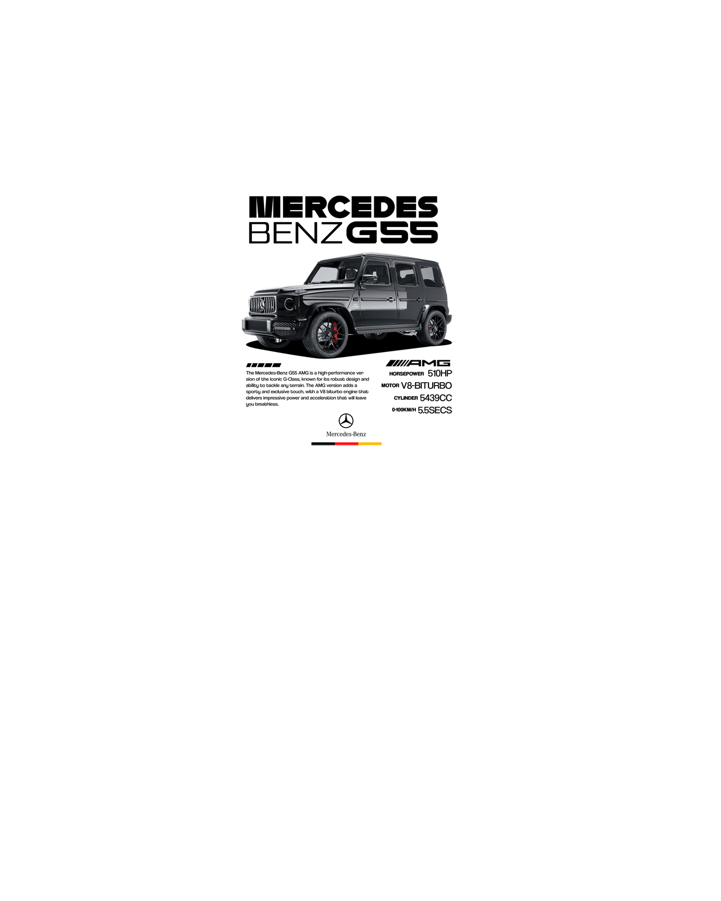 G55 T-shirt (Various Colors and Sizes)