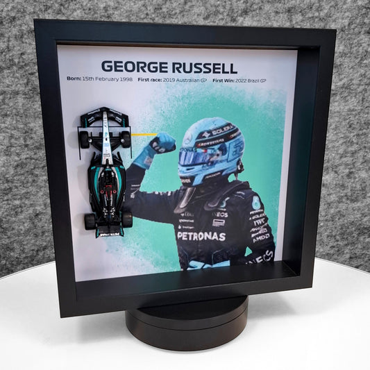 George Russell 3D okvir: Formula 1 AMG model