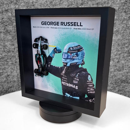 George Russell 3D okvir: Formula 1 AMG model