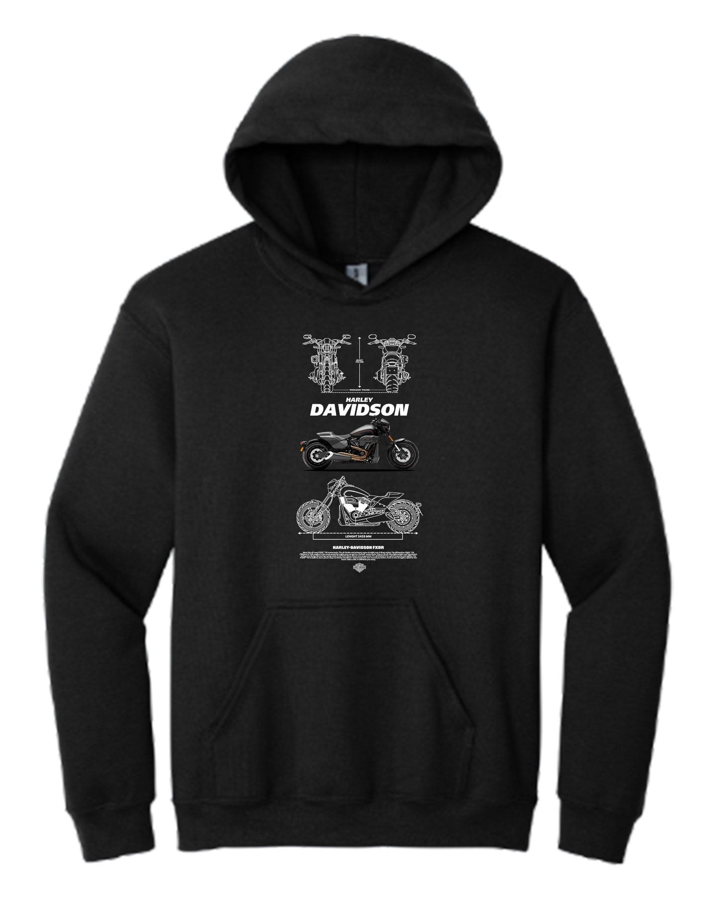 Harley Davidson Fxdr 2 Hoodie (Various Colors and Sizes)