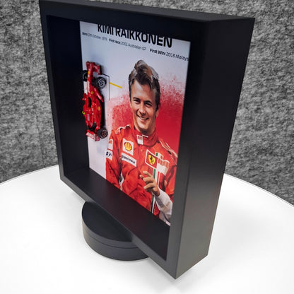 Kimi Raikkonen 3D okvir: Formula 1 Ferrari model