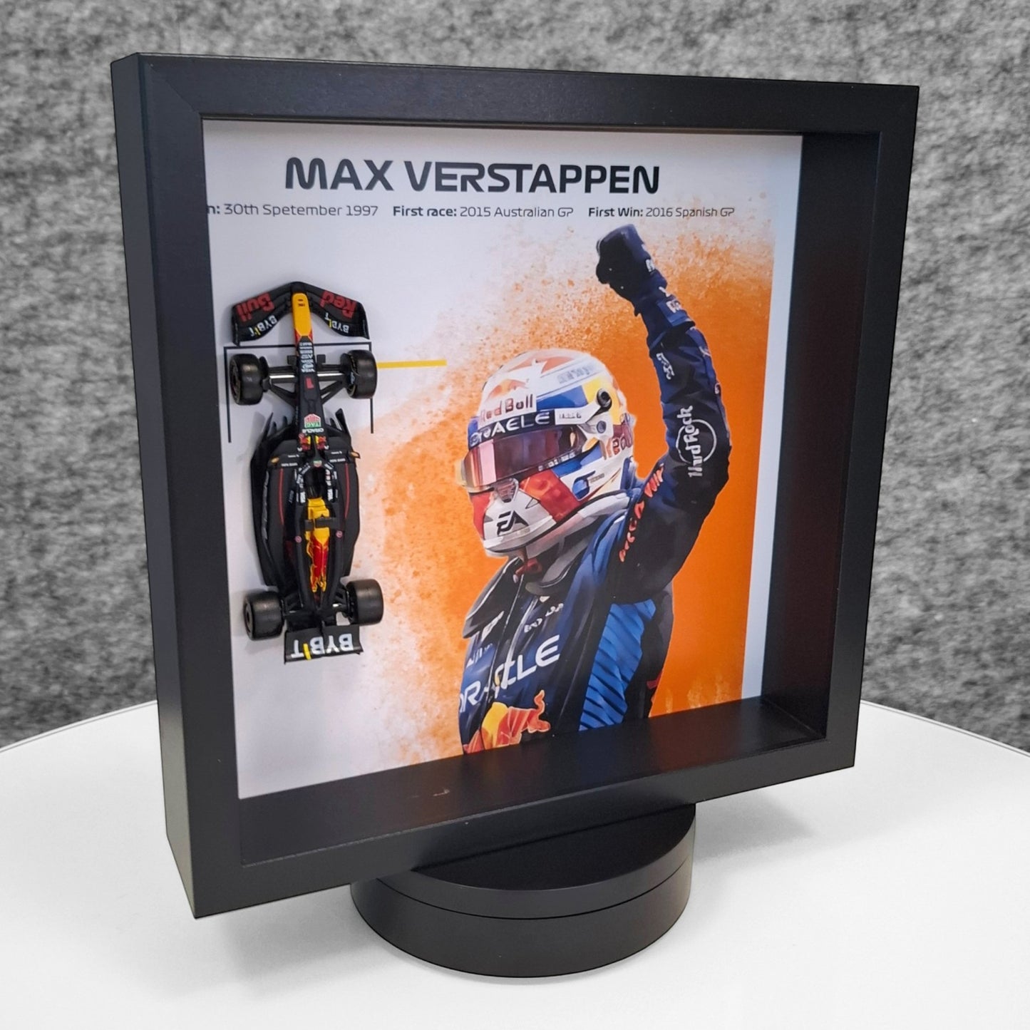 Max Verstappen 3D okvir: Formula 1 RB model