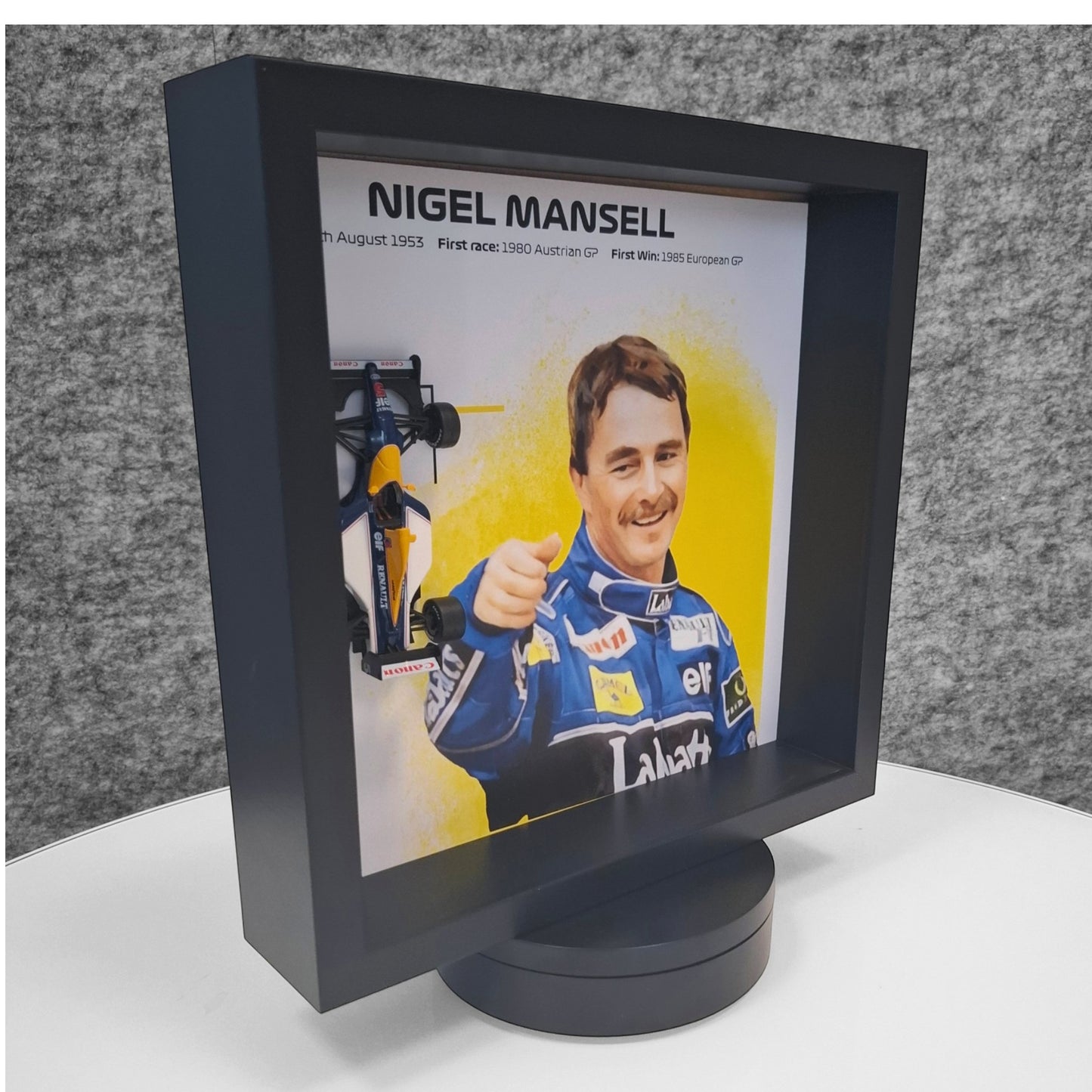 Nigel Mansell 3D okvir: Formula 1 FW14 model