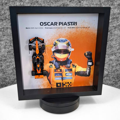 Oscar Piastri 3D okvir: Formula 1 McLaren model