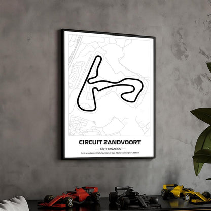 Uokvireni F1 Zandvoort Poster (50x70cm)