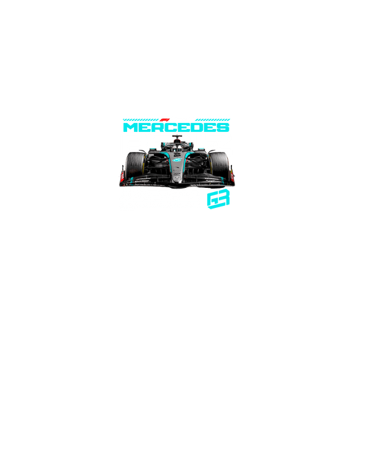 Benz_George_Russell_Bijelo_Png T-shirt (Various Colors and Sizes)