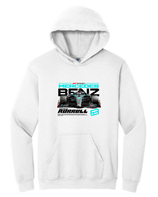 Benz_George_Russell_Crno_Png Hoodie (Various Colors and Sizes)