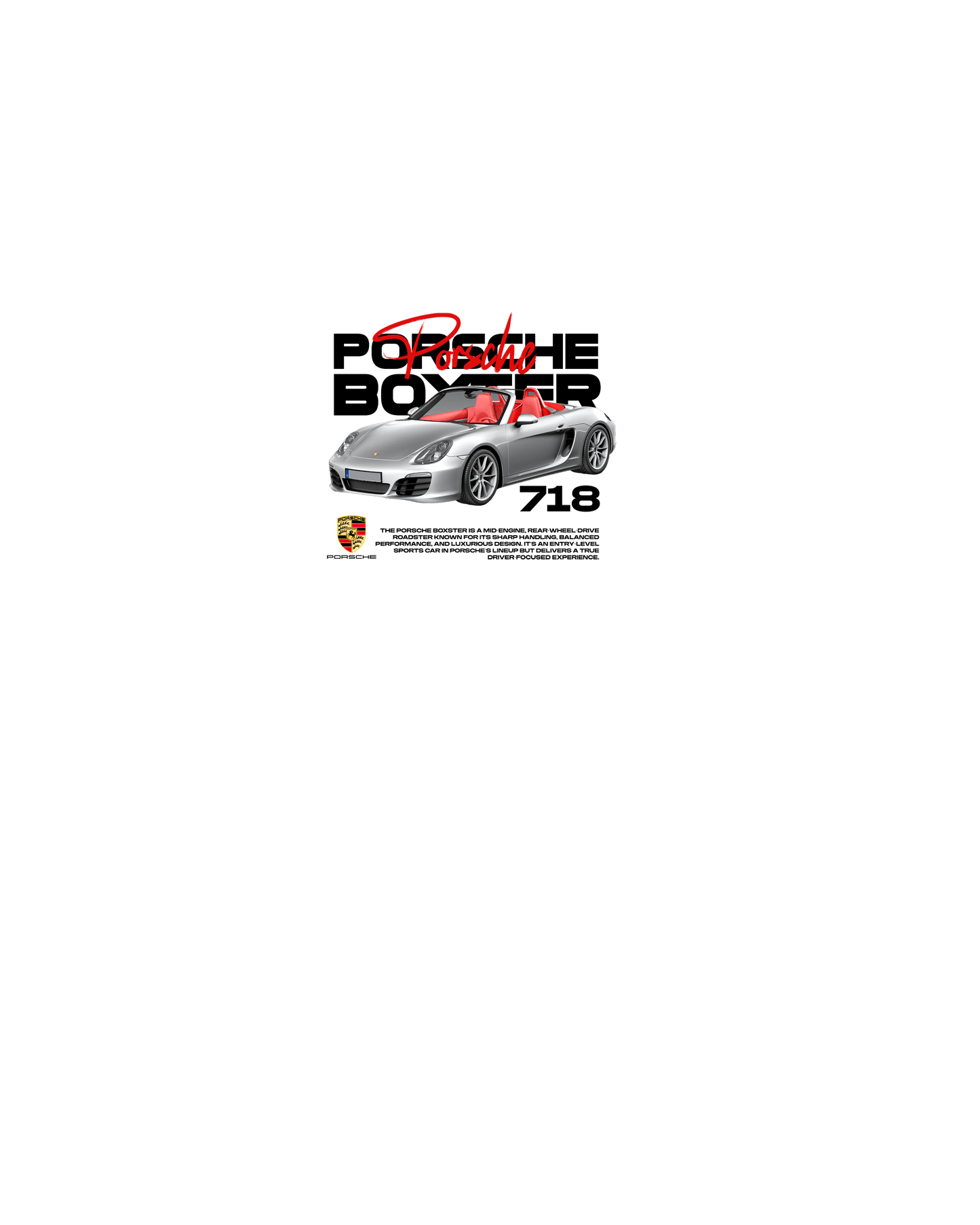 Boxter 1 T-shirt (Various Colors and Sizes)