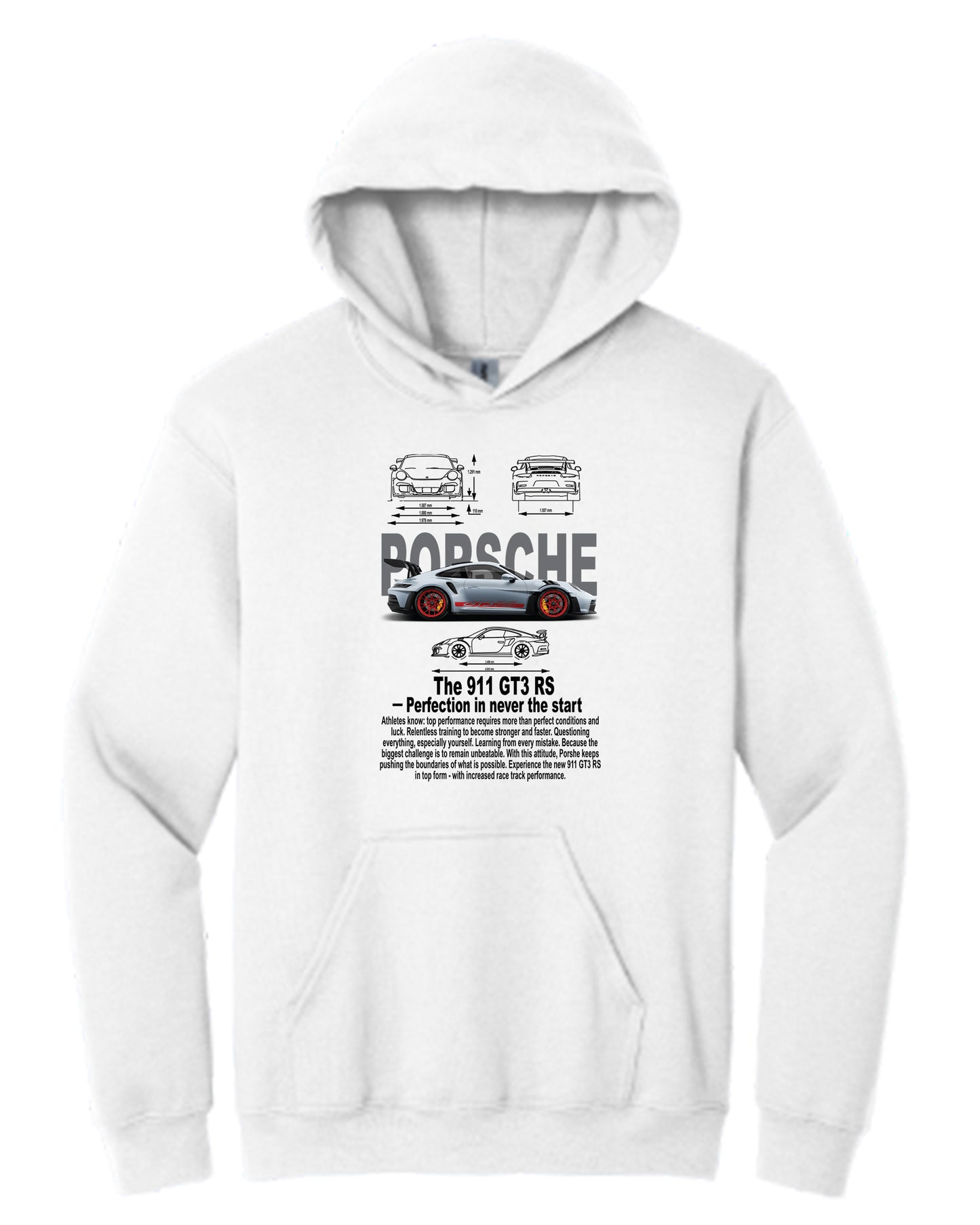 Dtfporsche2 2 Hoodie (Various Colors and Sizes)