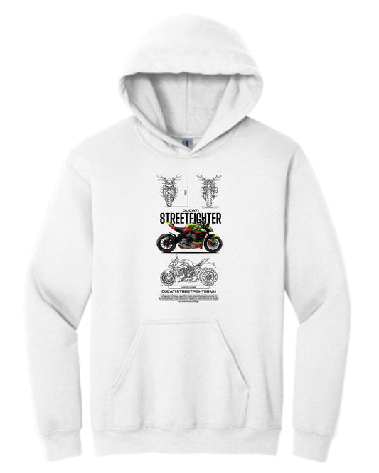 Ducati Streetfighter34 Hoodie (Various Colors and Sizes)
