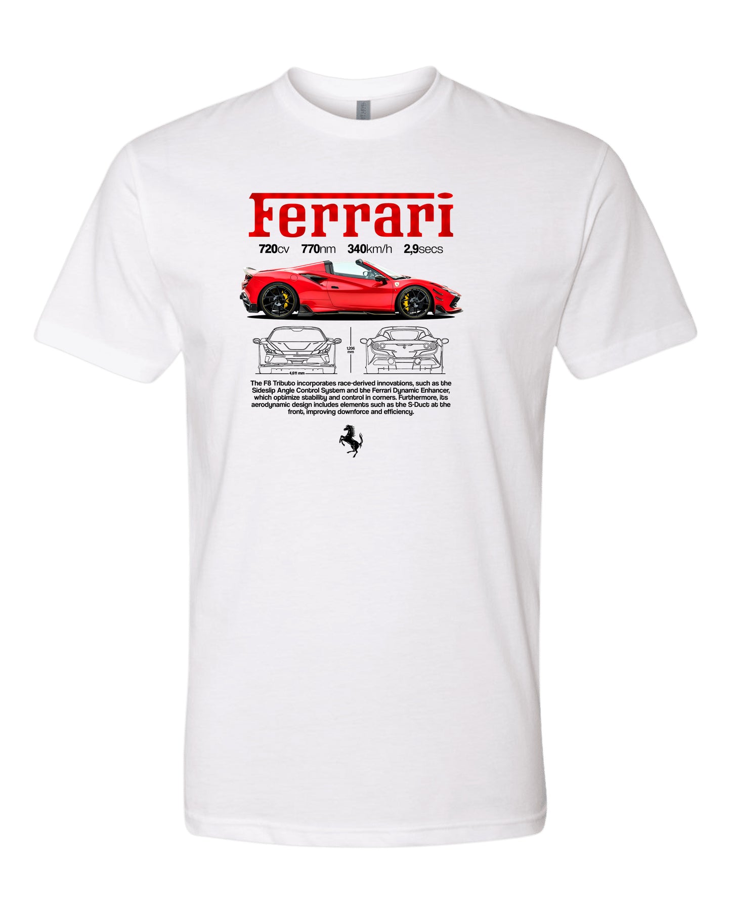 Ferrari 01 T-shirt (Various Colors and Sizes)