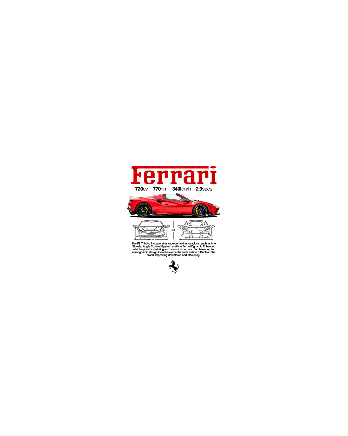 Ferrari 01 Hoodie (Various Colors and Sizes)