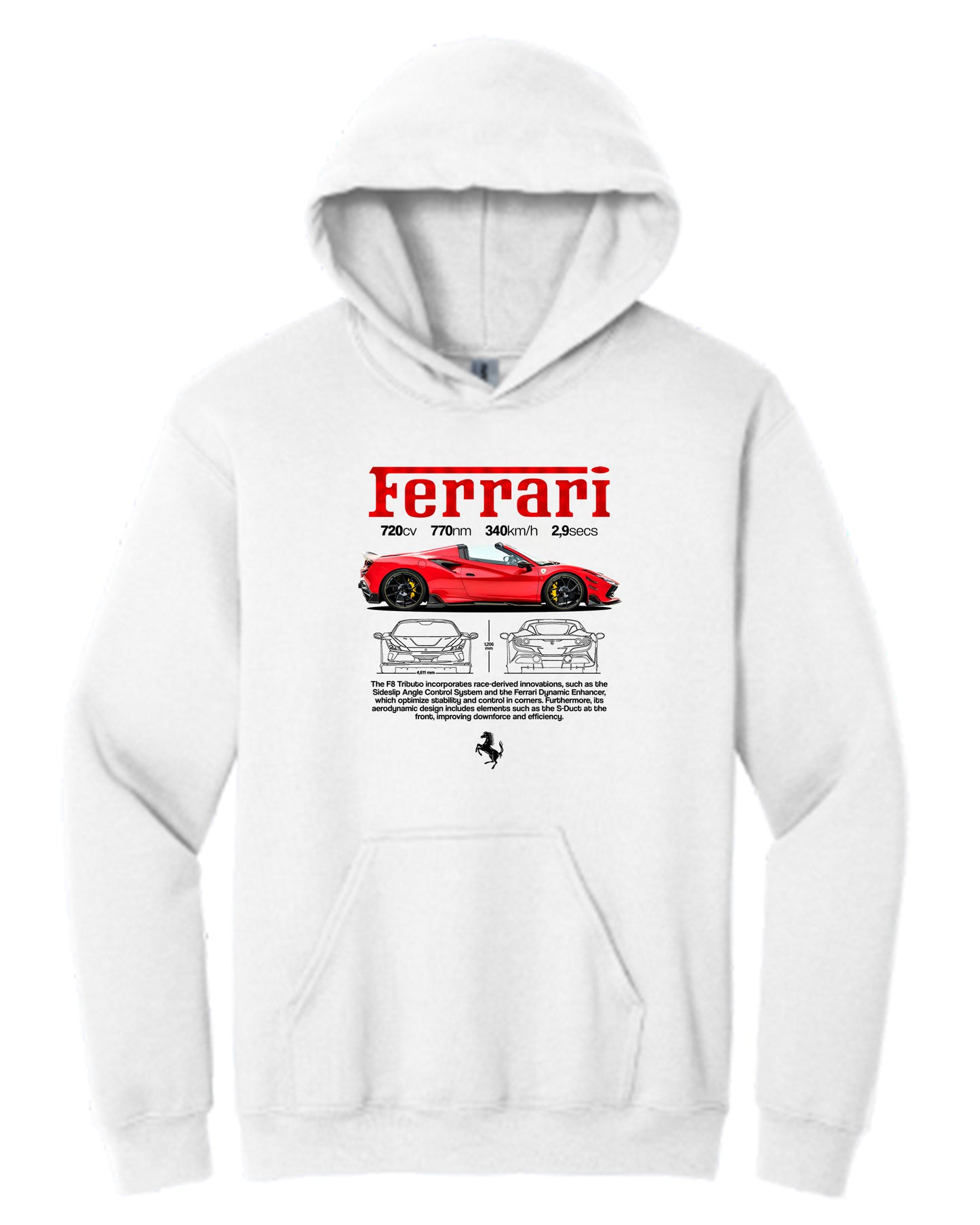 Ferrari 01 Hoodie (Various Colors and Sizes)
